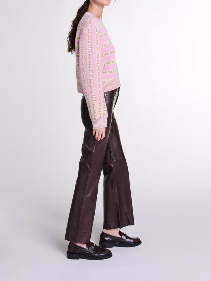 Mocasines de cuero cepillado