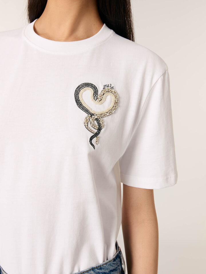 Camiseta bordada