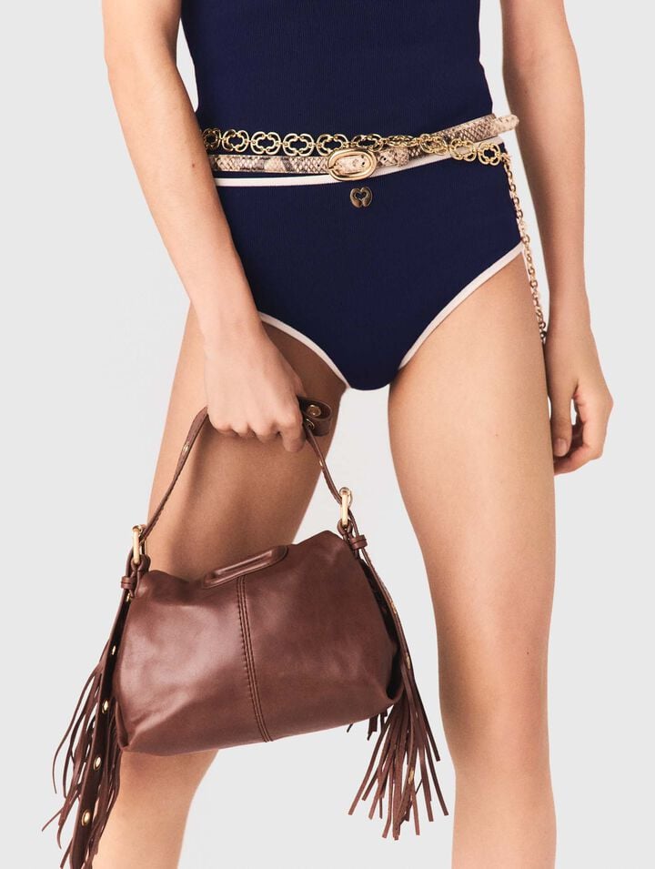 Bolso Miss M mini de piel &laquo;vintage&raquo;