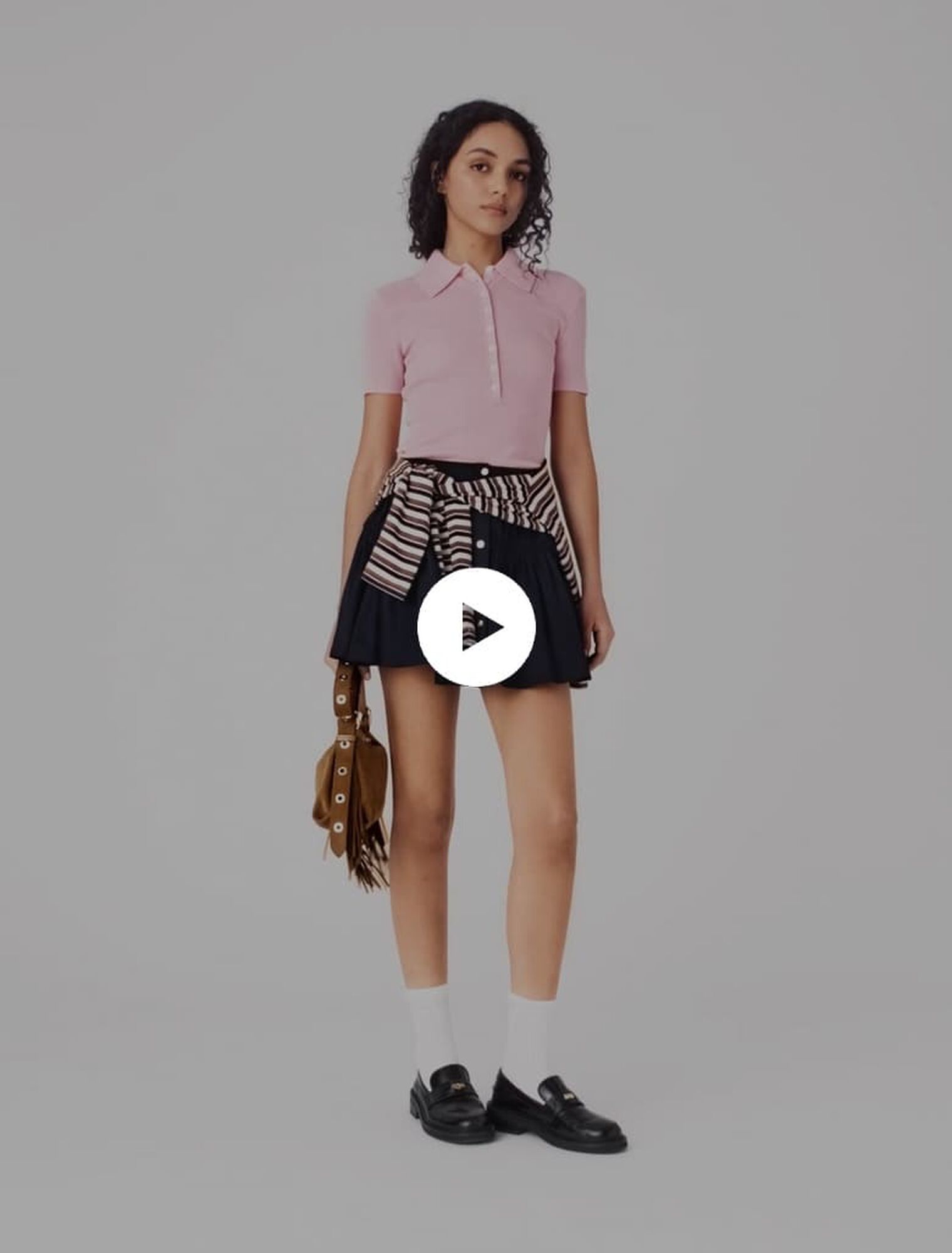 Jersey de canal&eacute; cuello polo