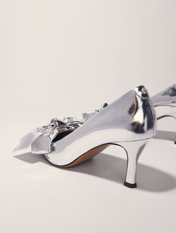Zapatos de tacón de piel
