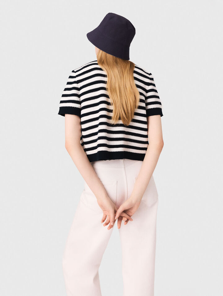 C&aacute;rdigan corto de ganchillo