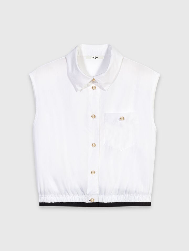 Camisa corta sin mangas