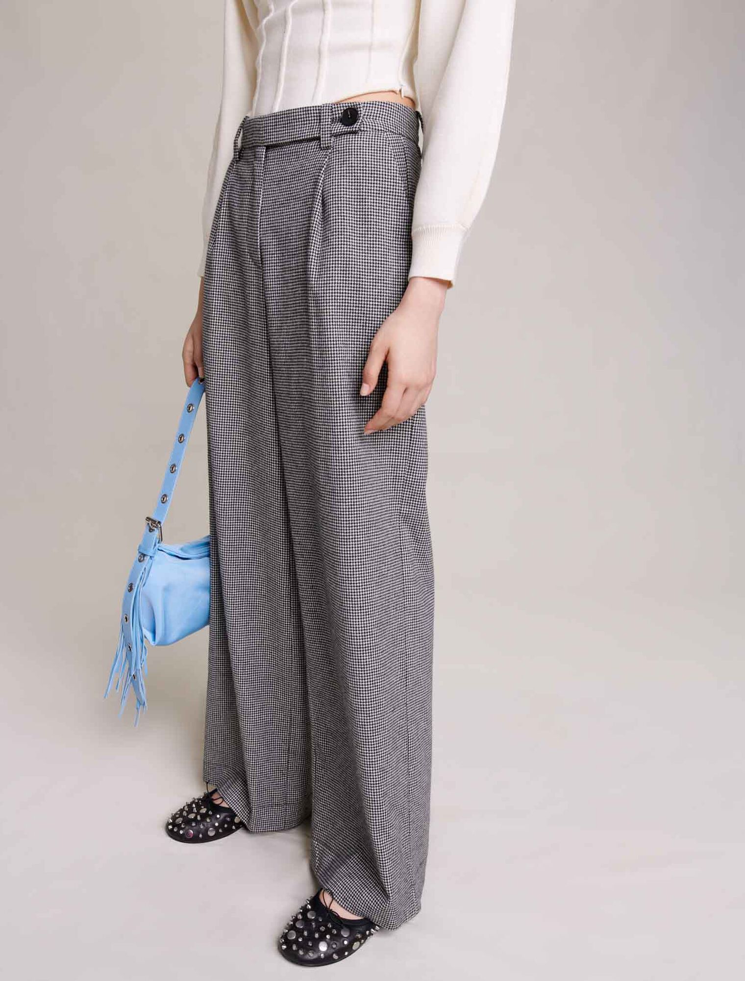 Pantalón de traje ancho