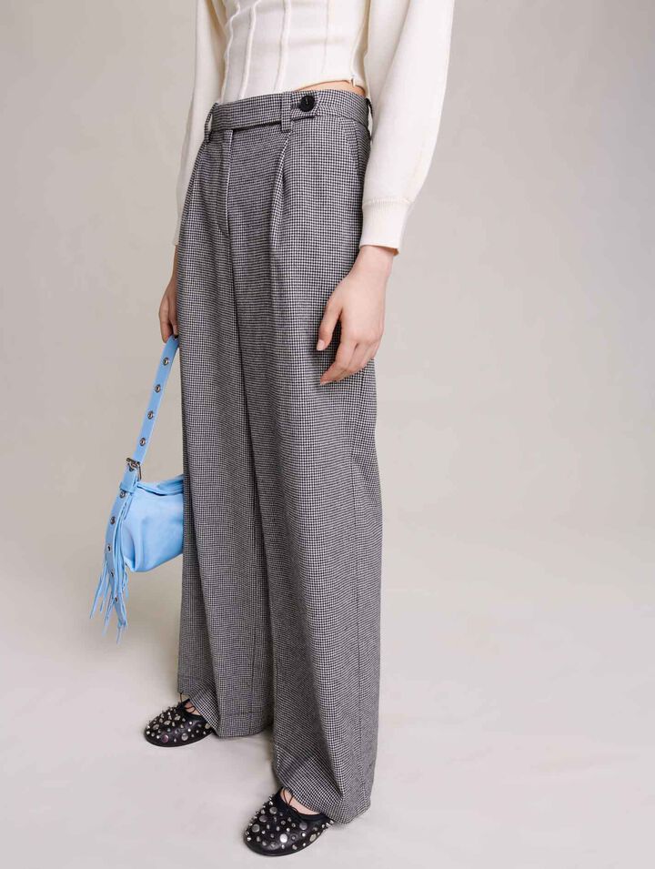 Pantalón de traje ancho