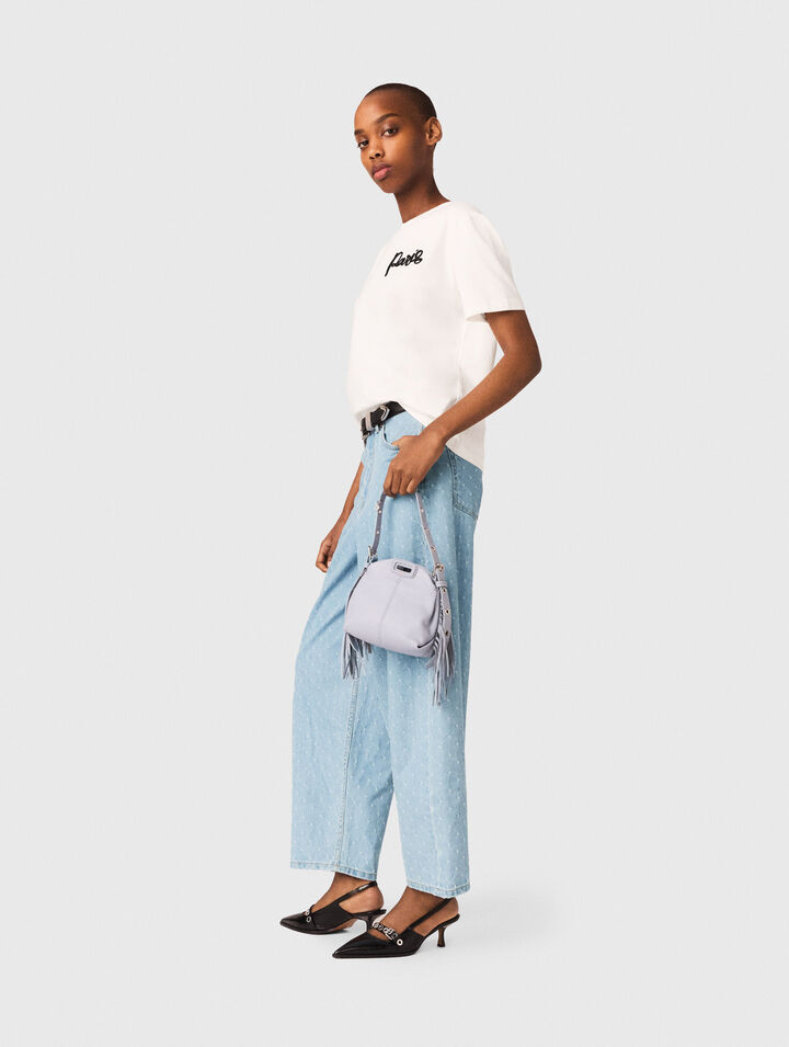 Camiseta con logo Paris bordado