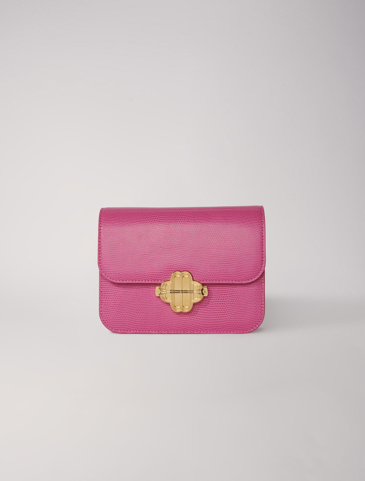 Bolso Clover de piel efecto lagarto