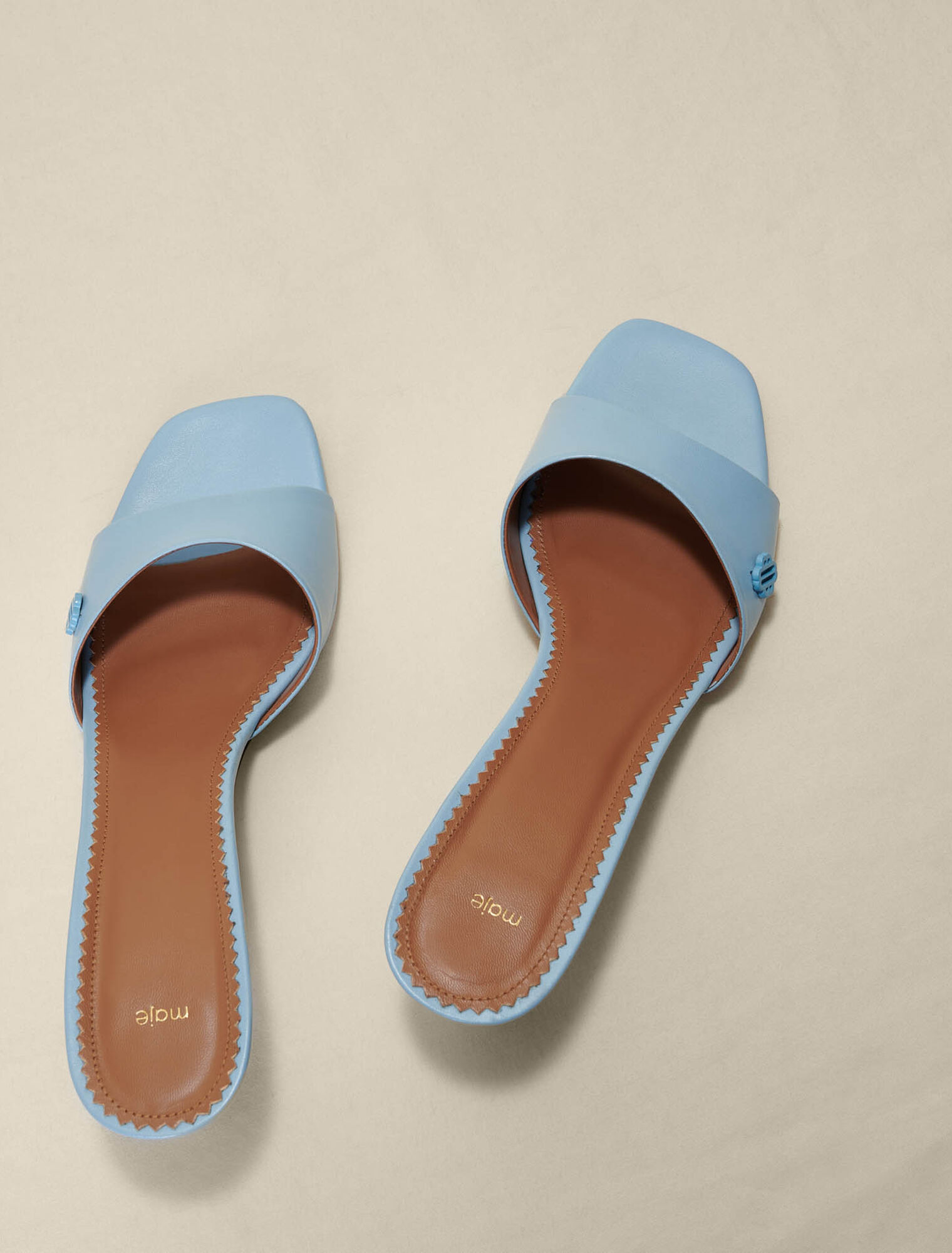 Mules de piel