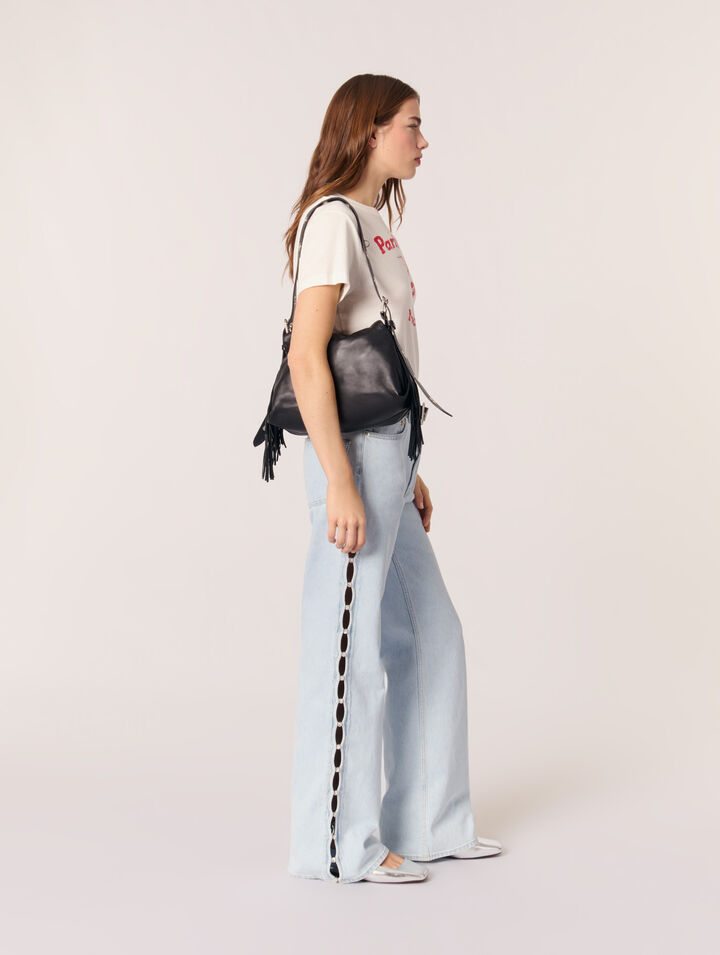 Bolso Miss M de cuero liso