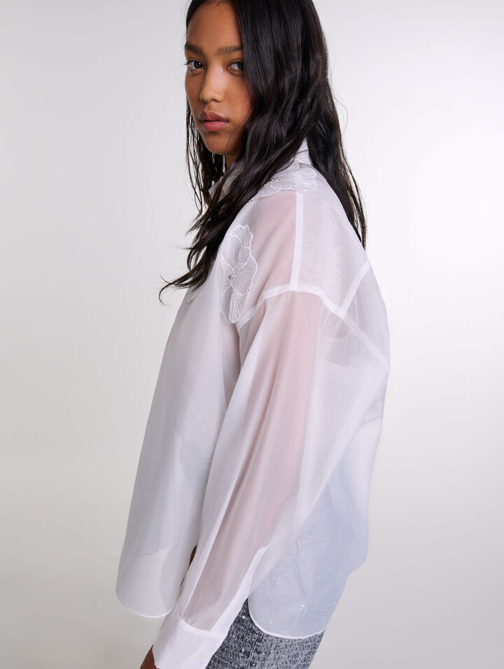 Camisa de organza