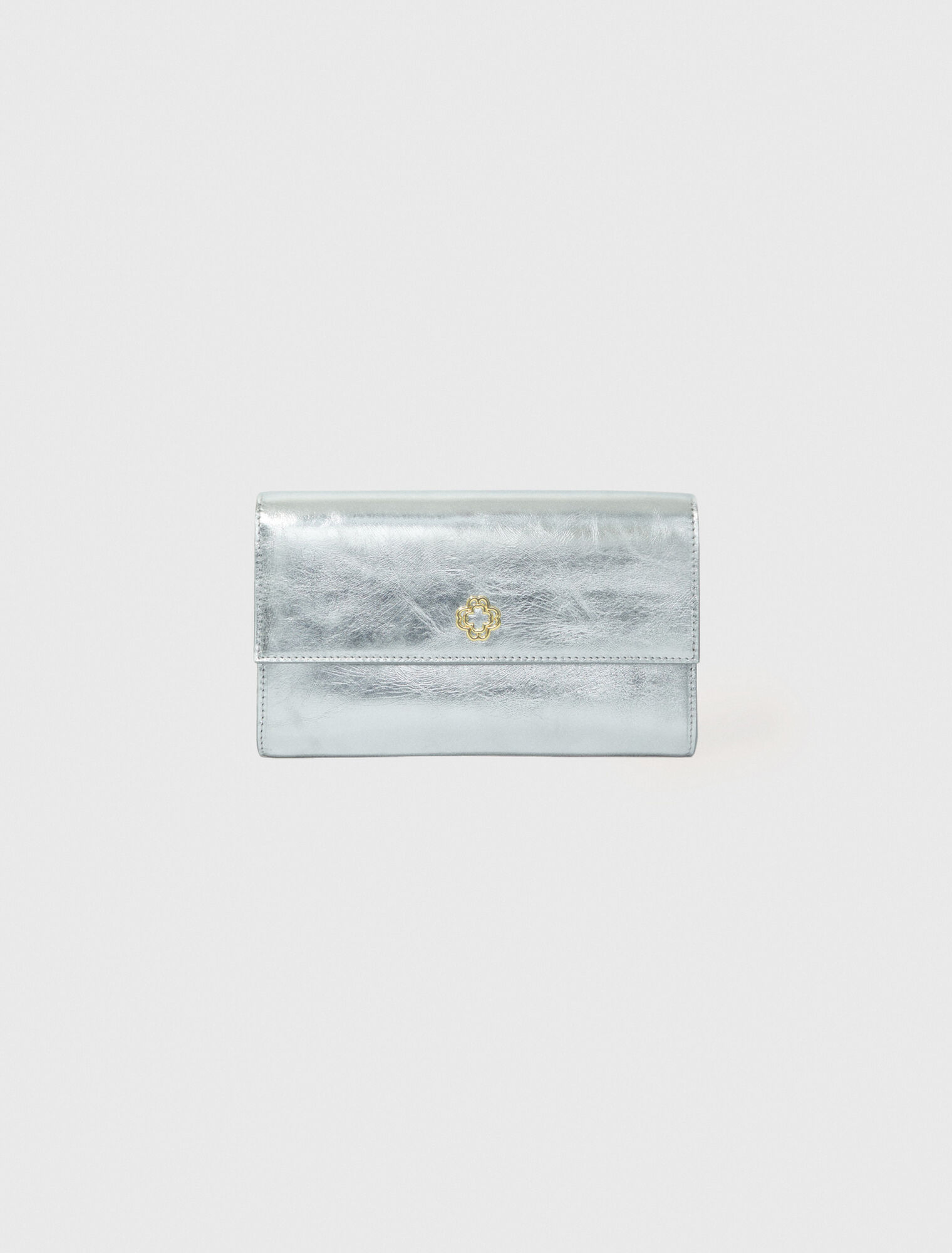 Bolso-cartera metalizado