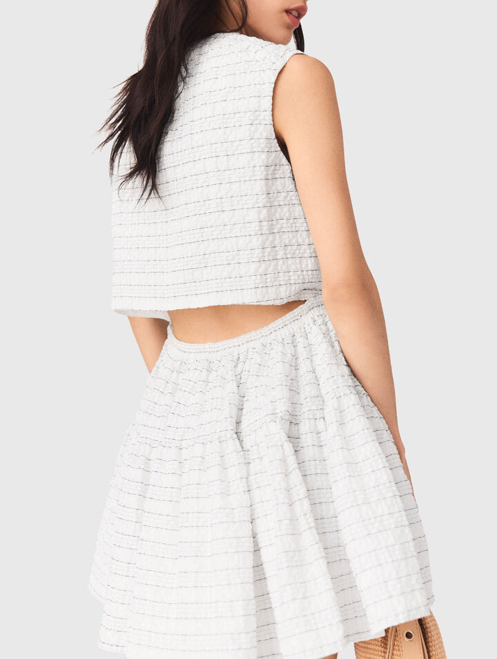 Vestido corto evas&eacute; espalda abierta