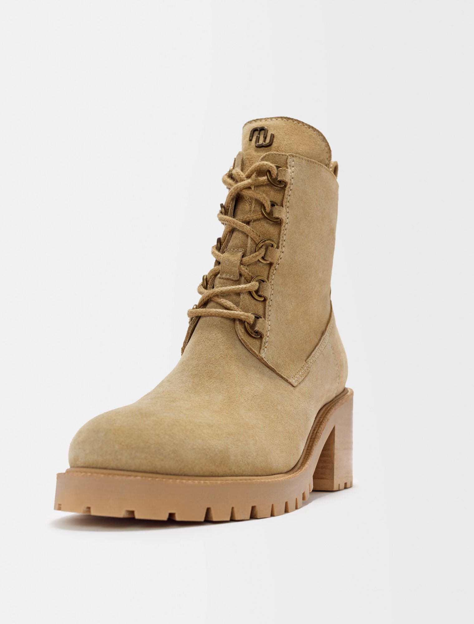 Botines de piel serraje