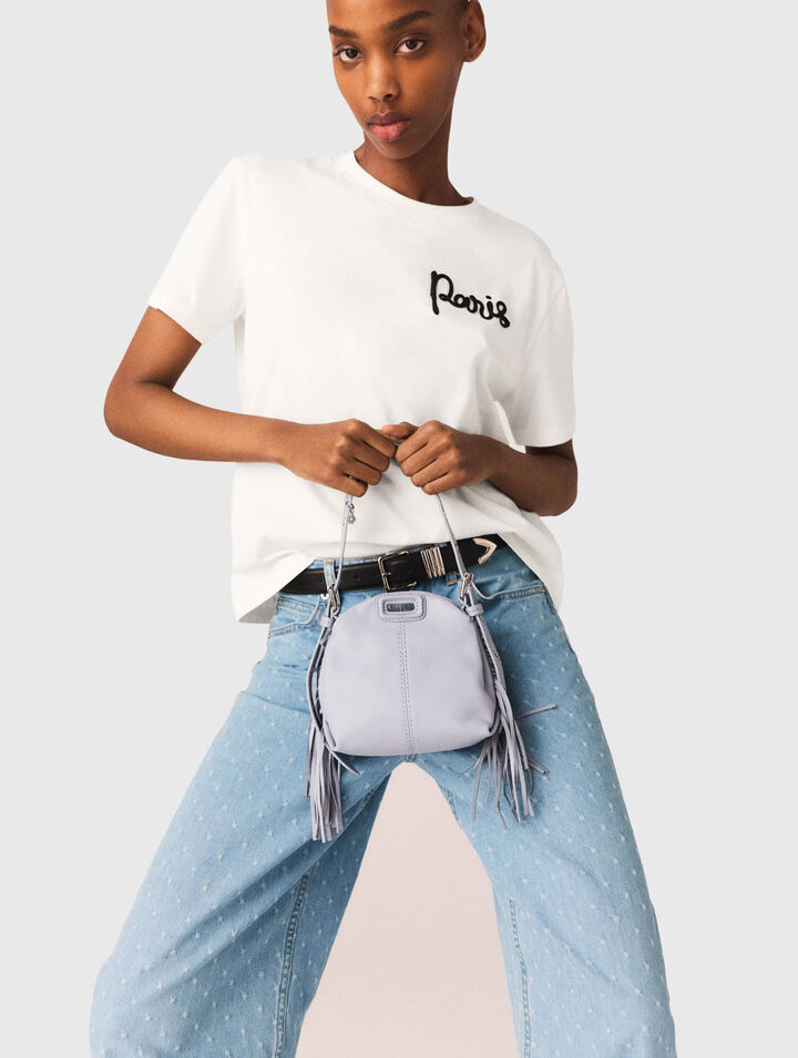 Camiseta con logo Paris bordado