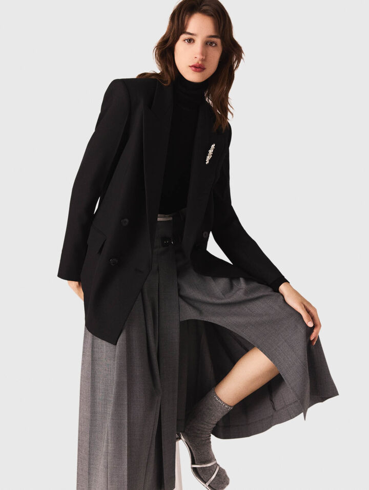 Chaqueta de doble botonadura