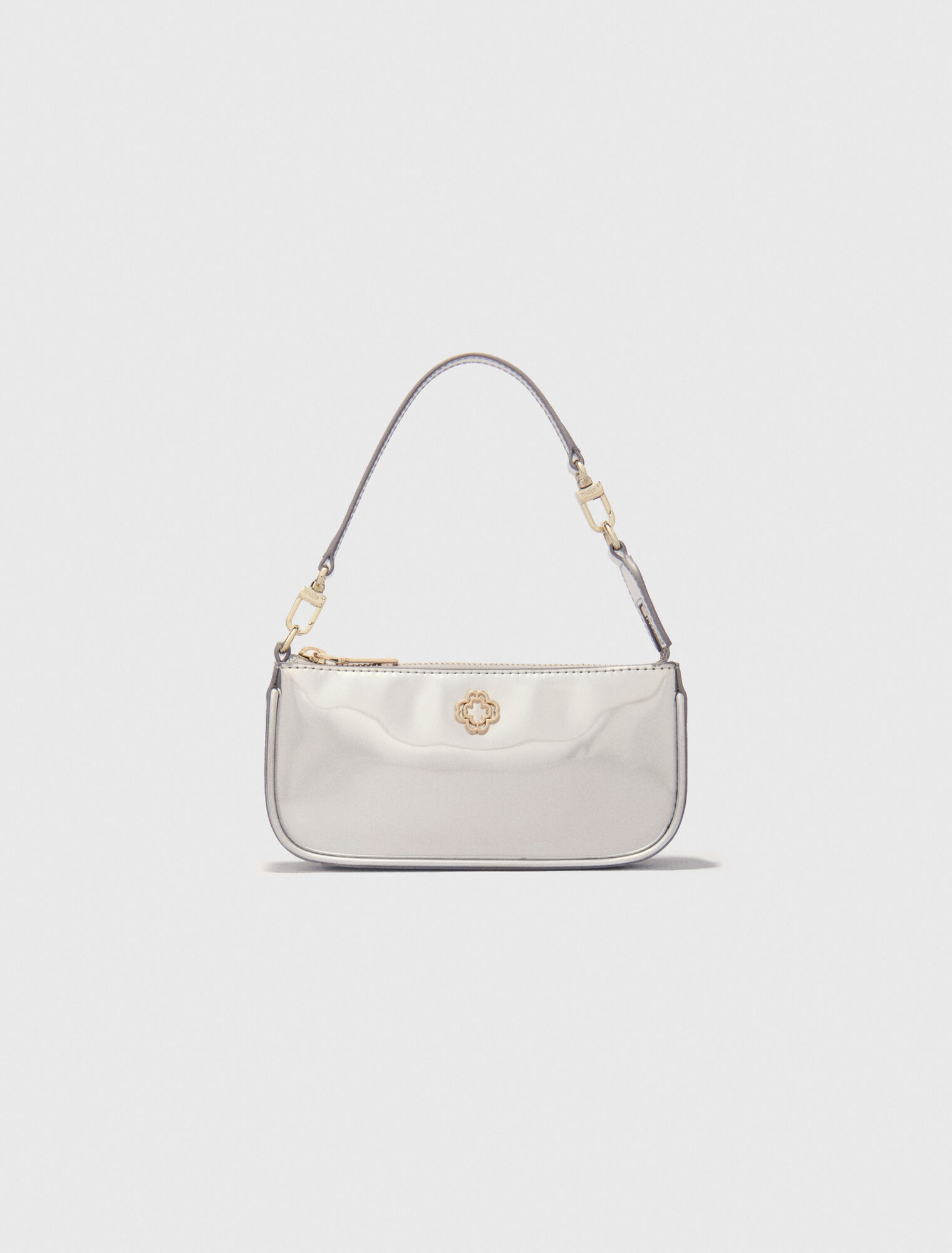 Sarah pouch de piel espejo