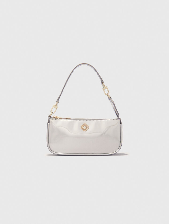 Sarah pouch de piel espejo