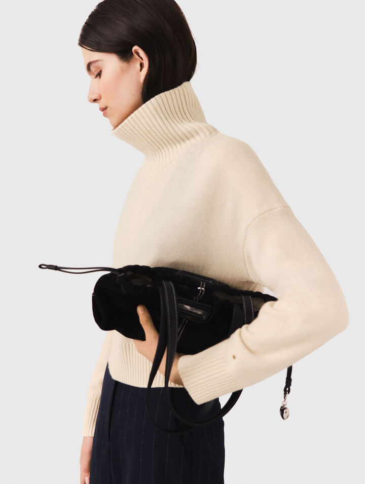Jersey de cuello alto de cachemir
