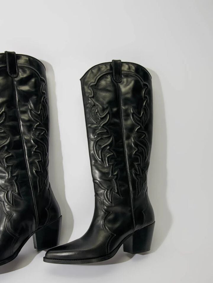 Botas de cuero western