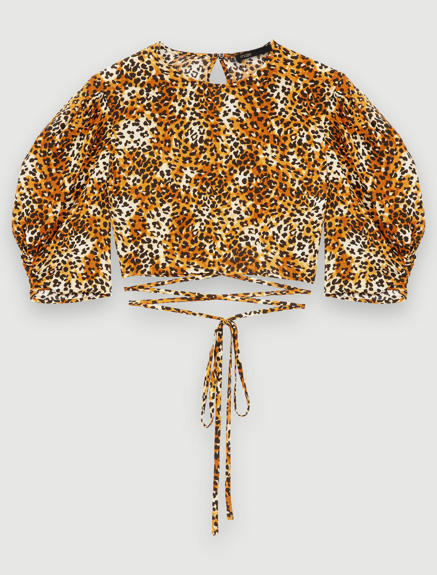 Top estampado de leopardo