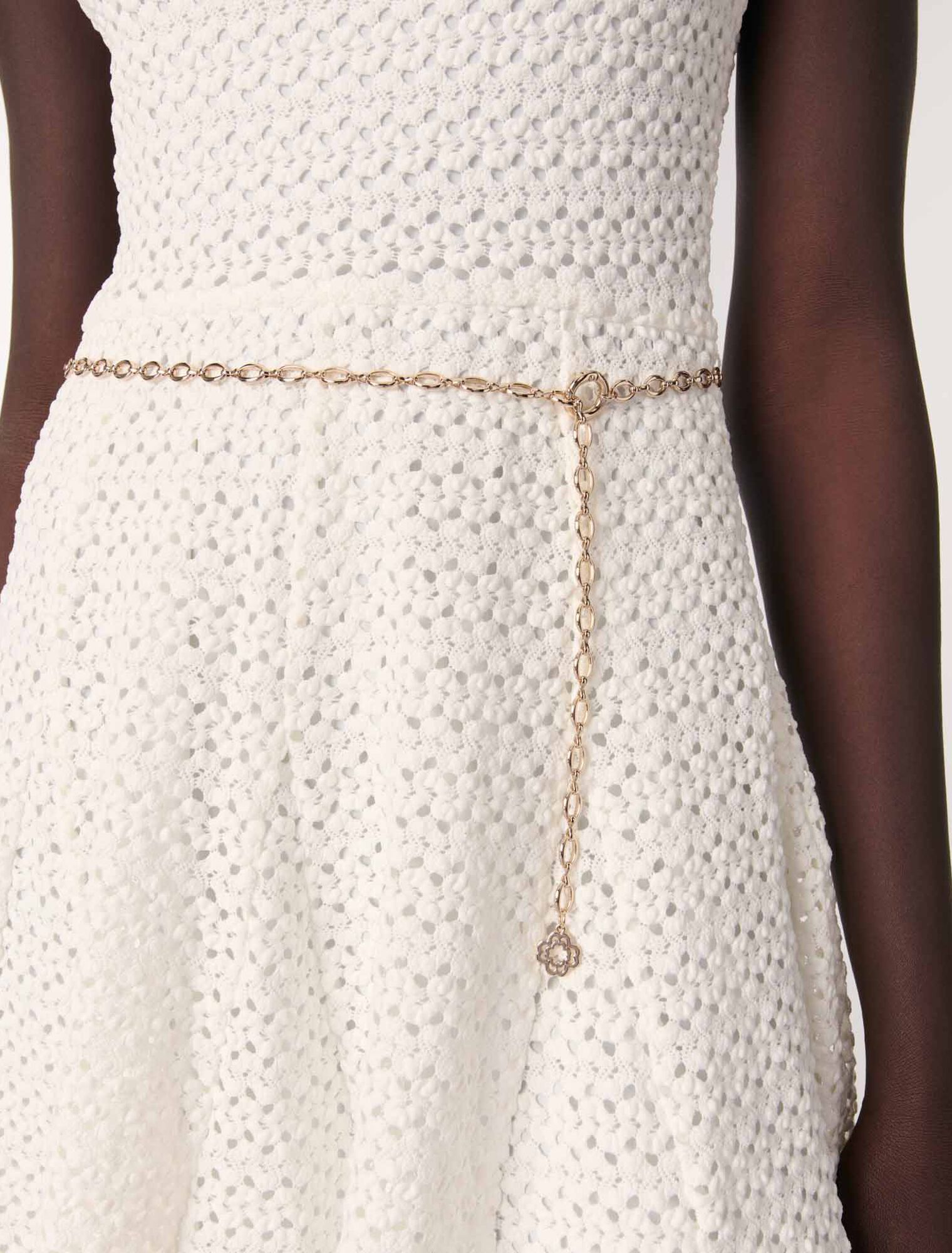 Vestido corto de ganchillo
