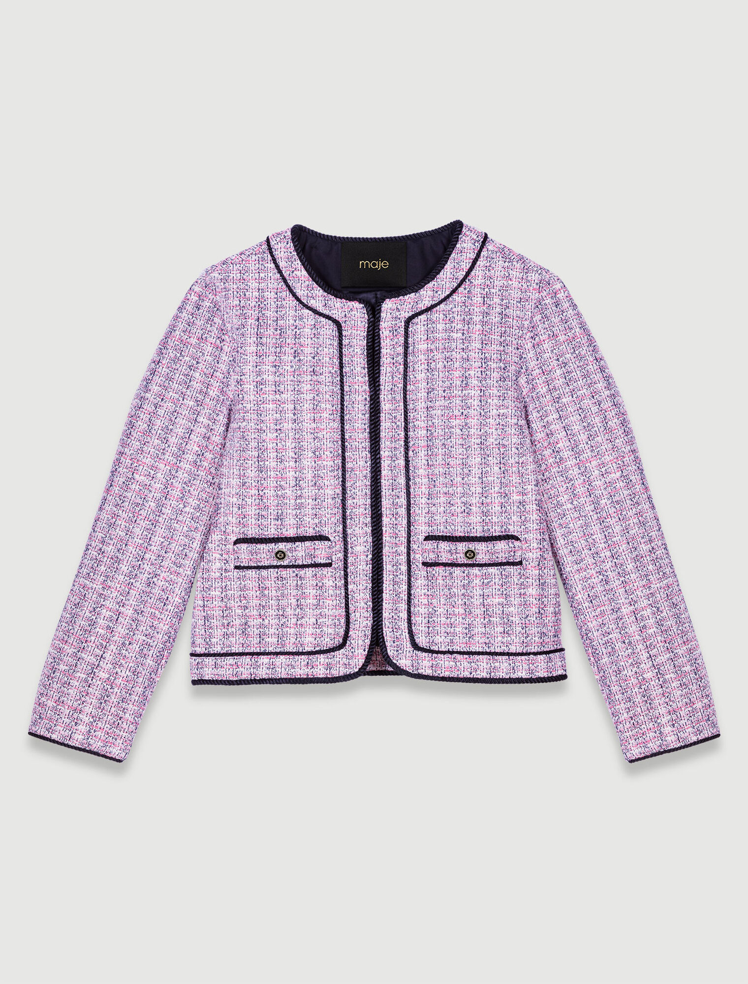 Chaqueta corta de tweed