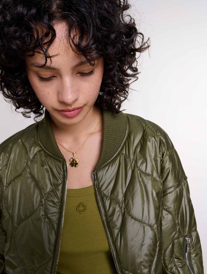 Chaqueta corta acolchada