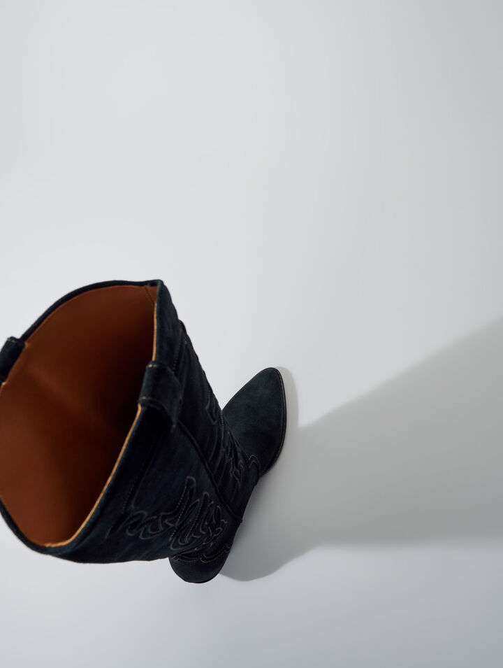 Botas cowboy de ante