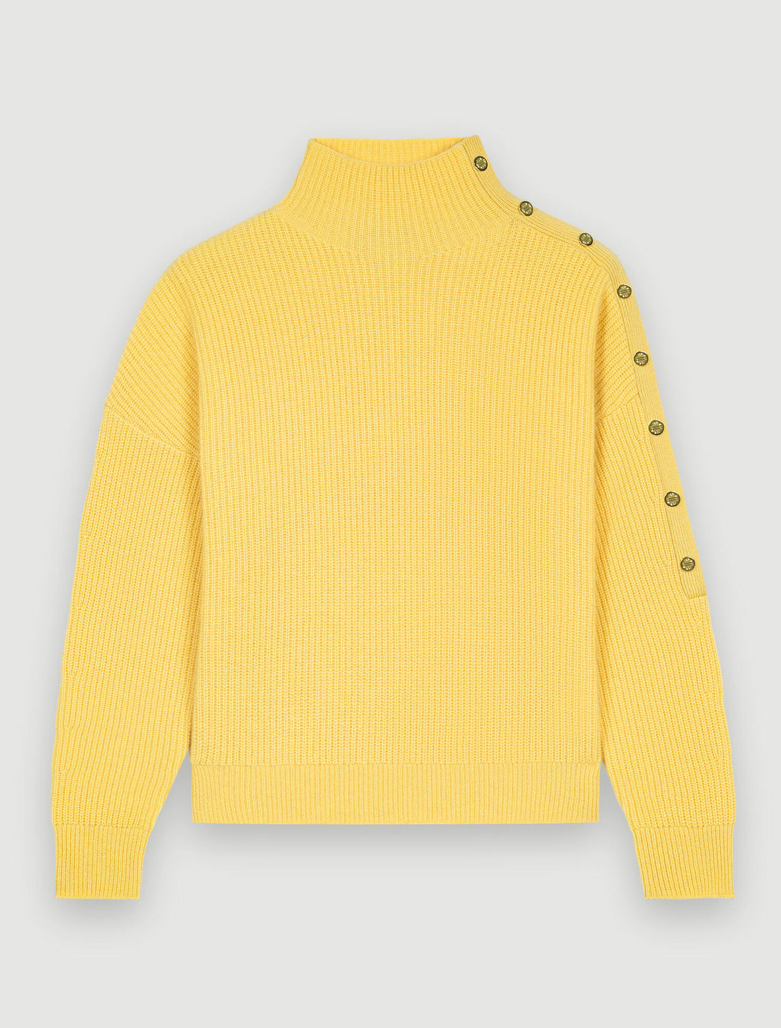 Jersey de cachemira con botones