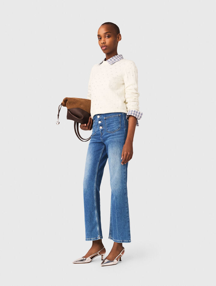 Vaqueros denim con bolsillos