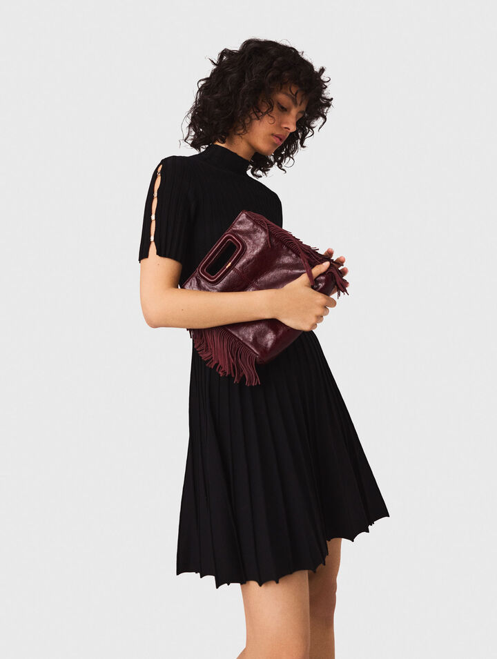 Vestido corto de punto