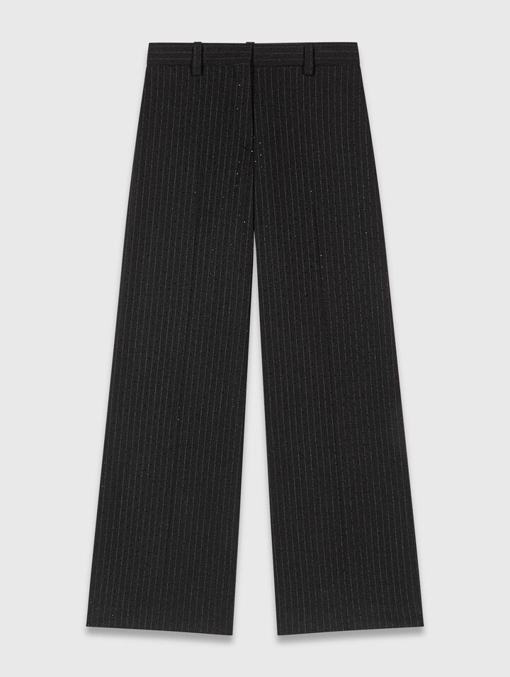 Pantalón de traje con strass