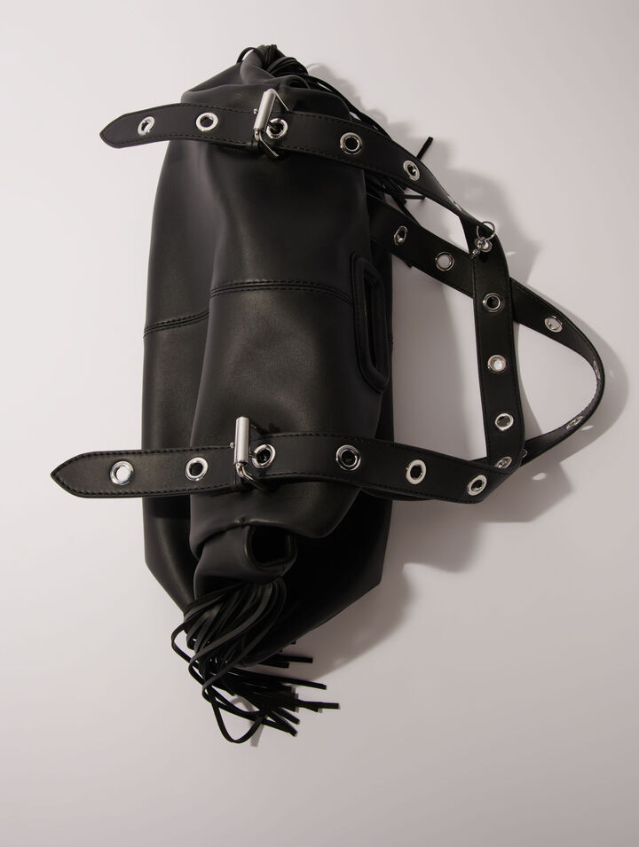 Bolso Miss M XL de cuero liso