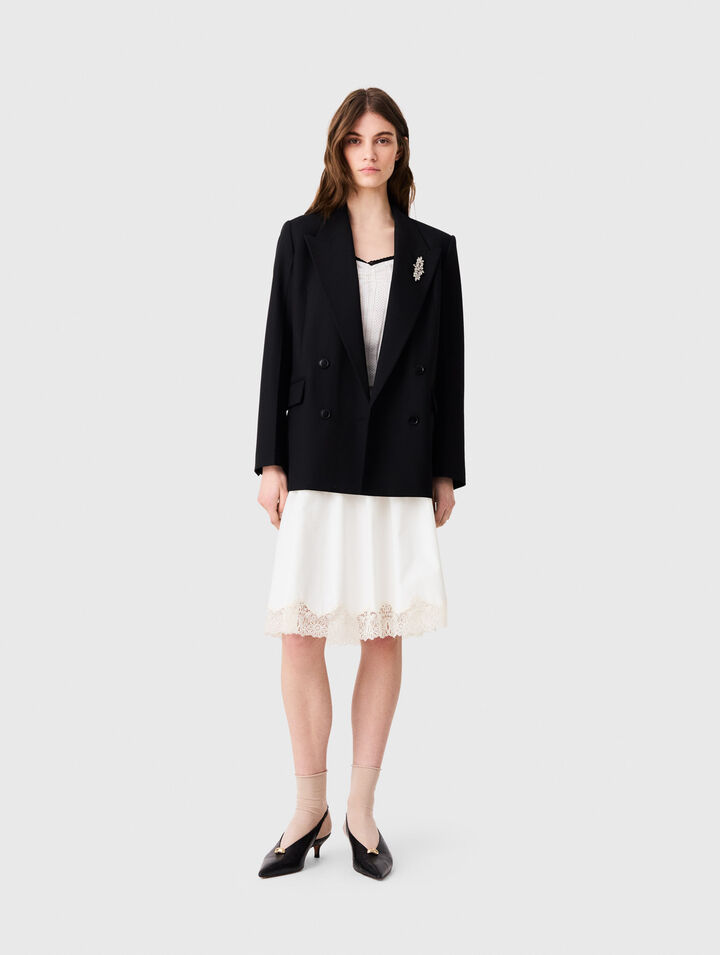 Chaqueta de doble botonadura