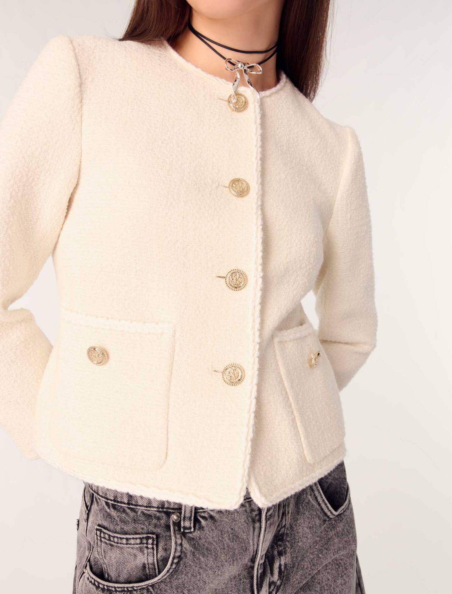 Chaqueta con cinturón