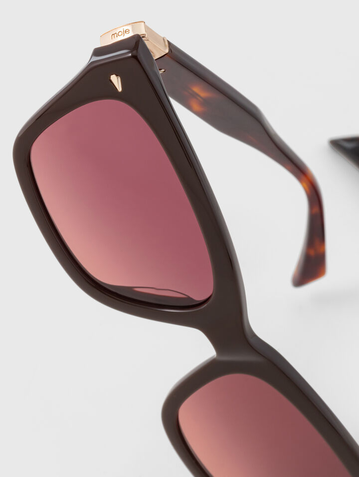 Gafas rectangulares de acetato