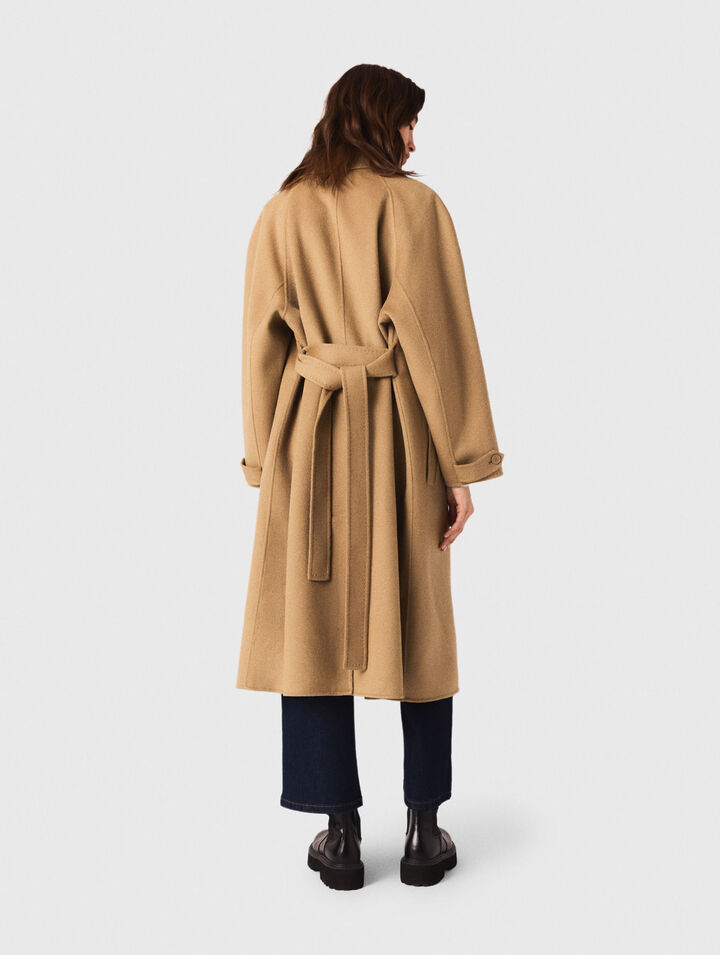Abrigo largo reversible