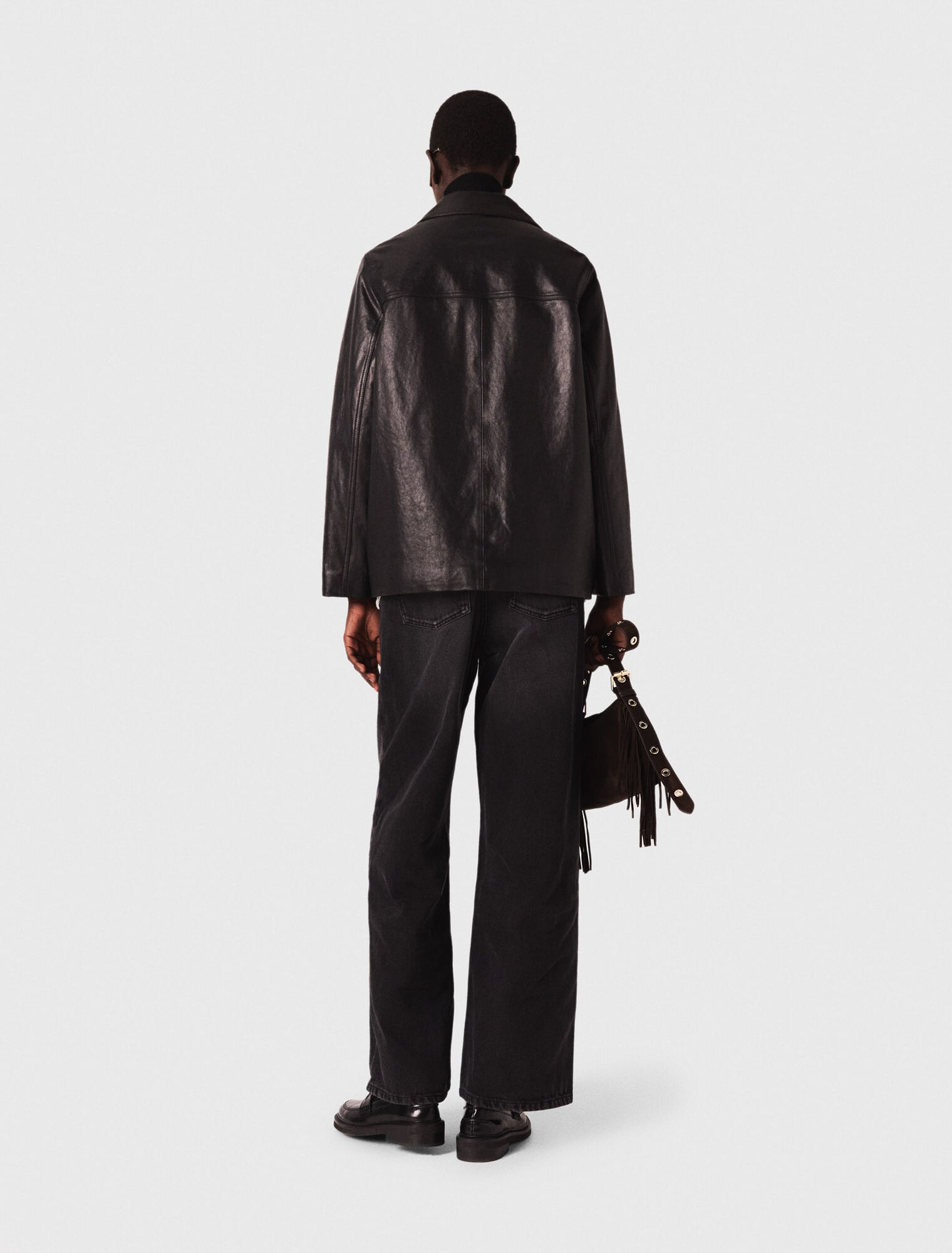 Chaqueta de piel acolchada