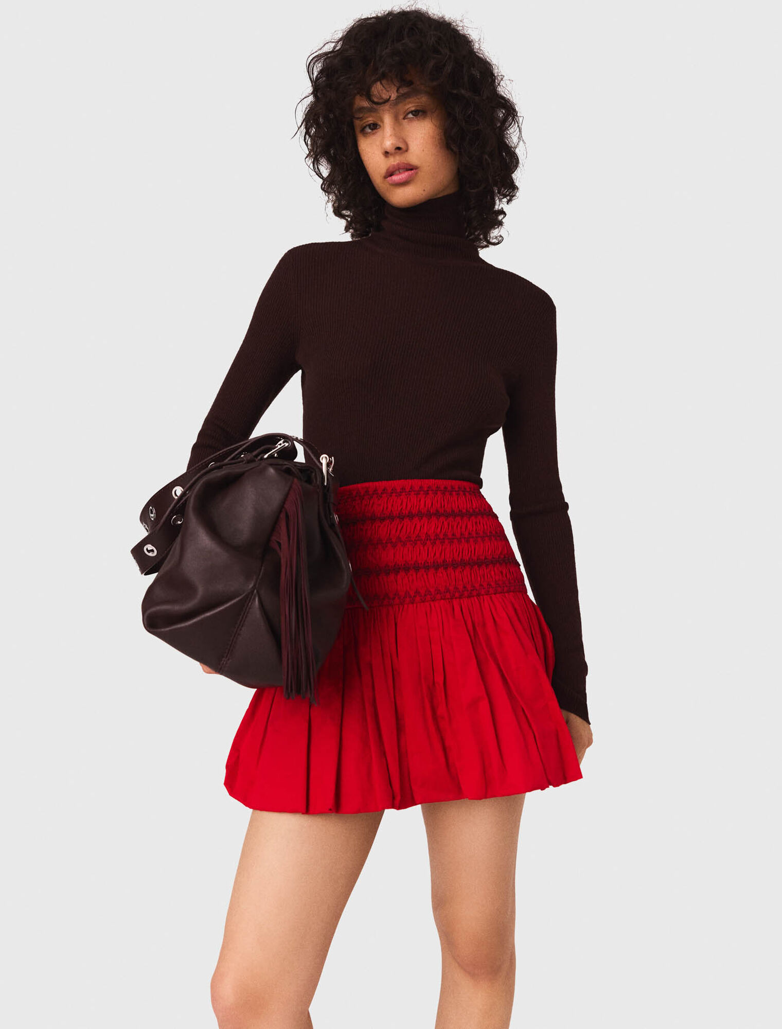 Bolso Miss M XL de cuero liso