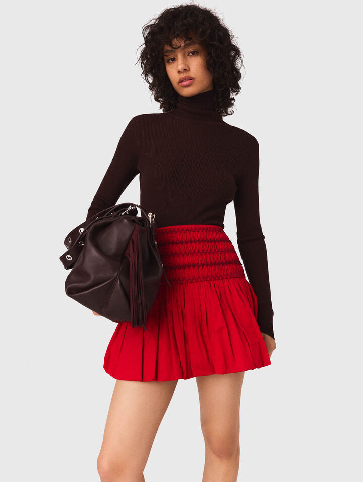 Bolso Miss M XL de cuero liso