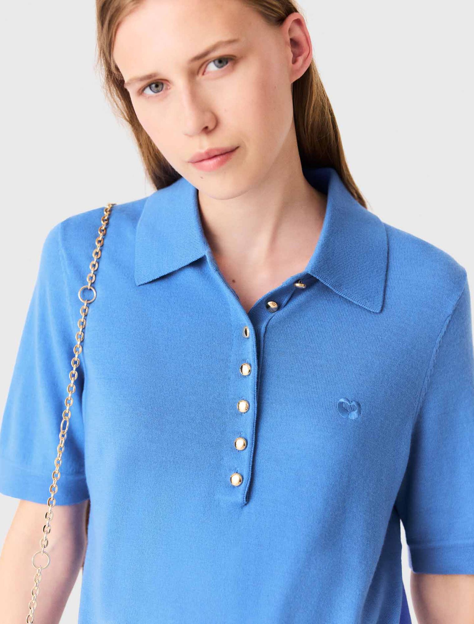 Jersey con cuello de polo
