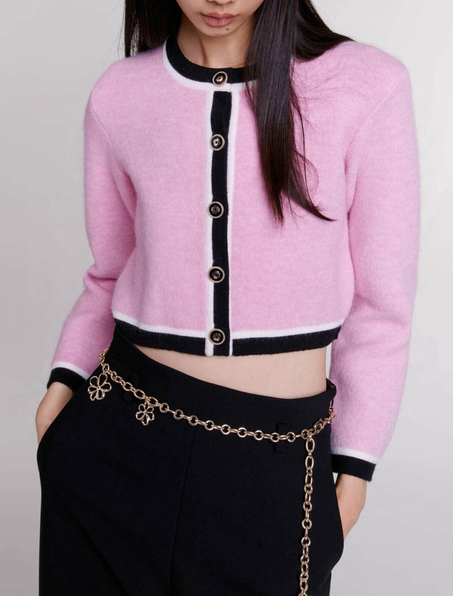 C&aacute;rdigan corto de punto