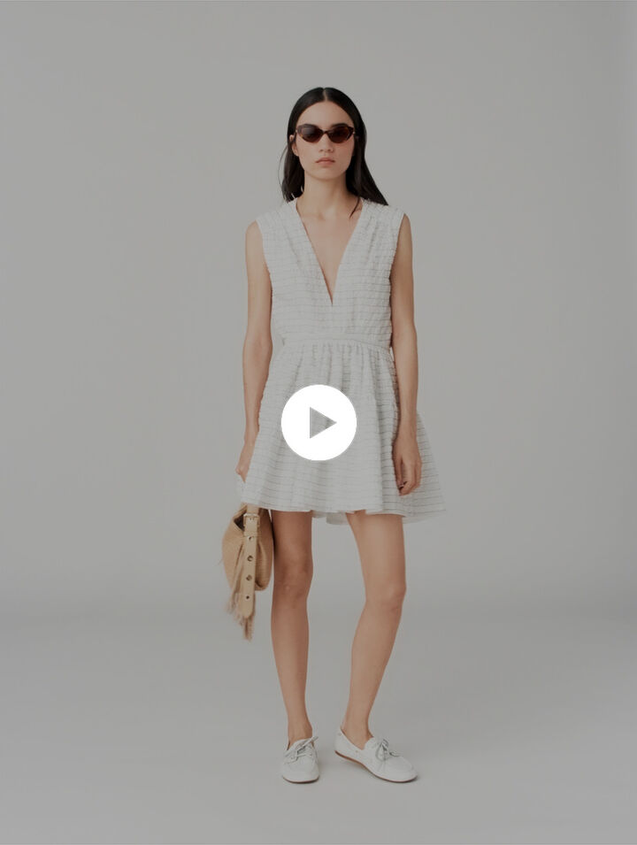 Vestido corto evas&eacute; espalda abierta