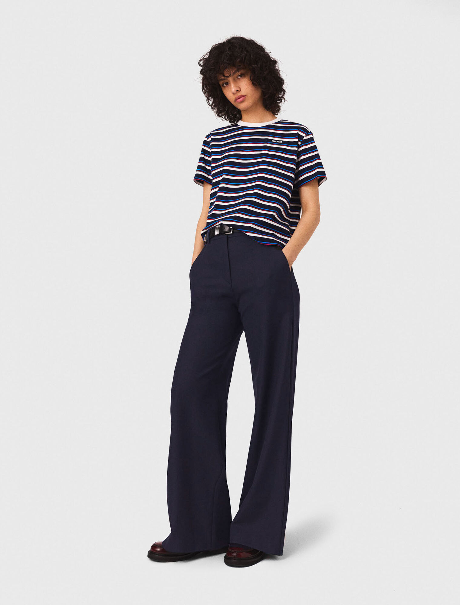 Pantalón sastre con pliegue