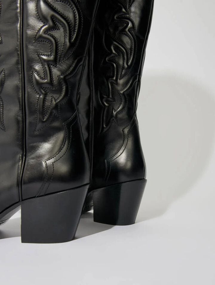 Botas de cuero western