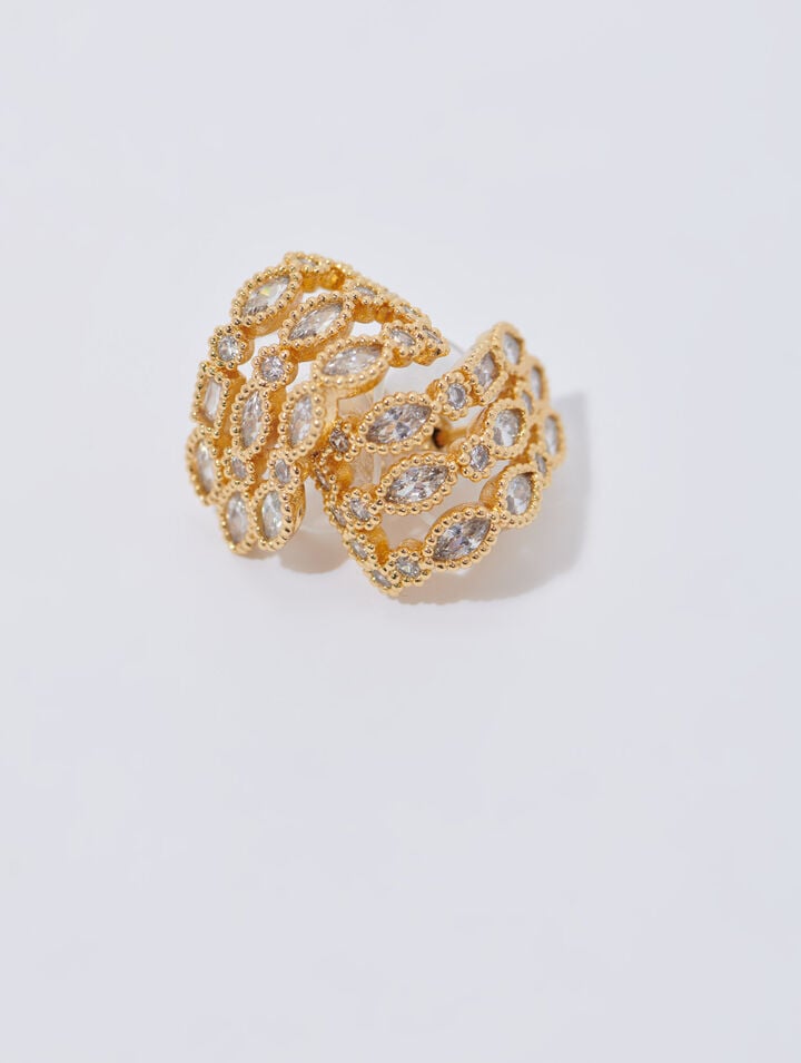 Pendientes con brillantes