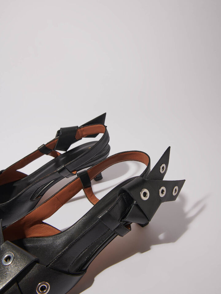 Tacones de punta fina