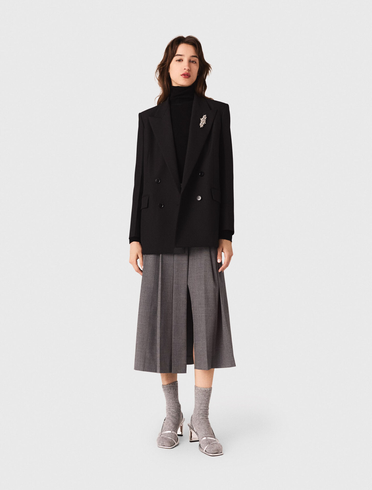 Chaqueta de doble botonadura