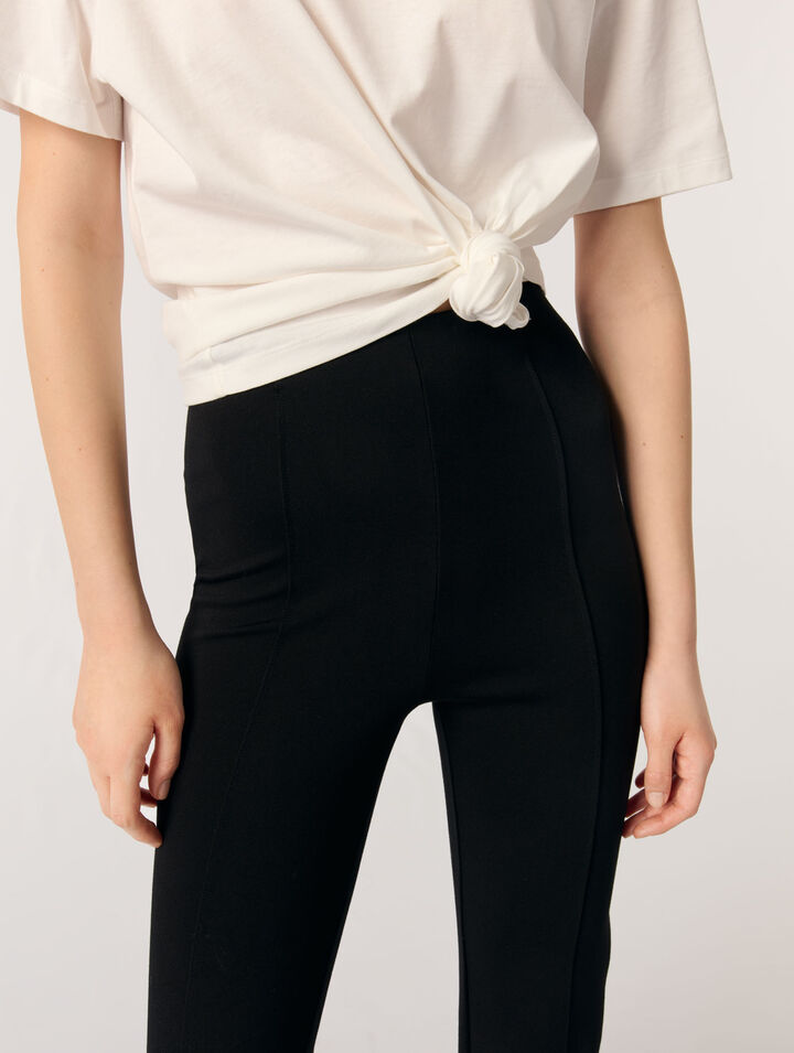 Pantalones con abertura