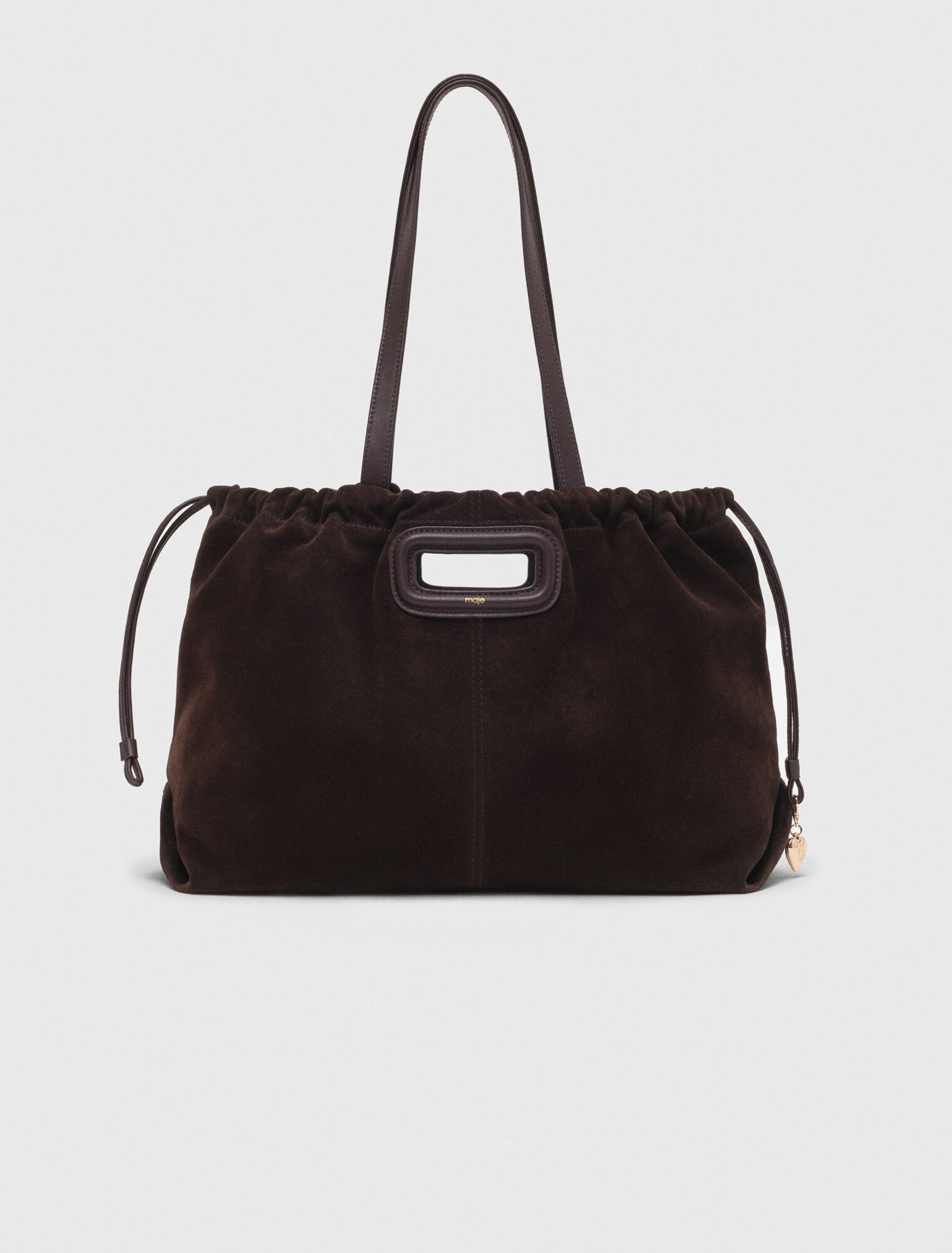 Bolso M tote de piel serraje